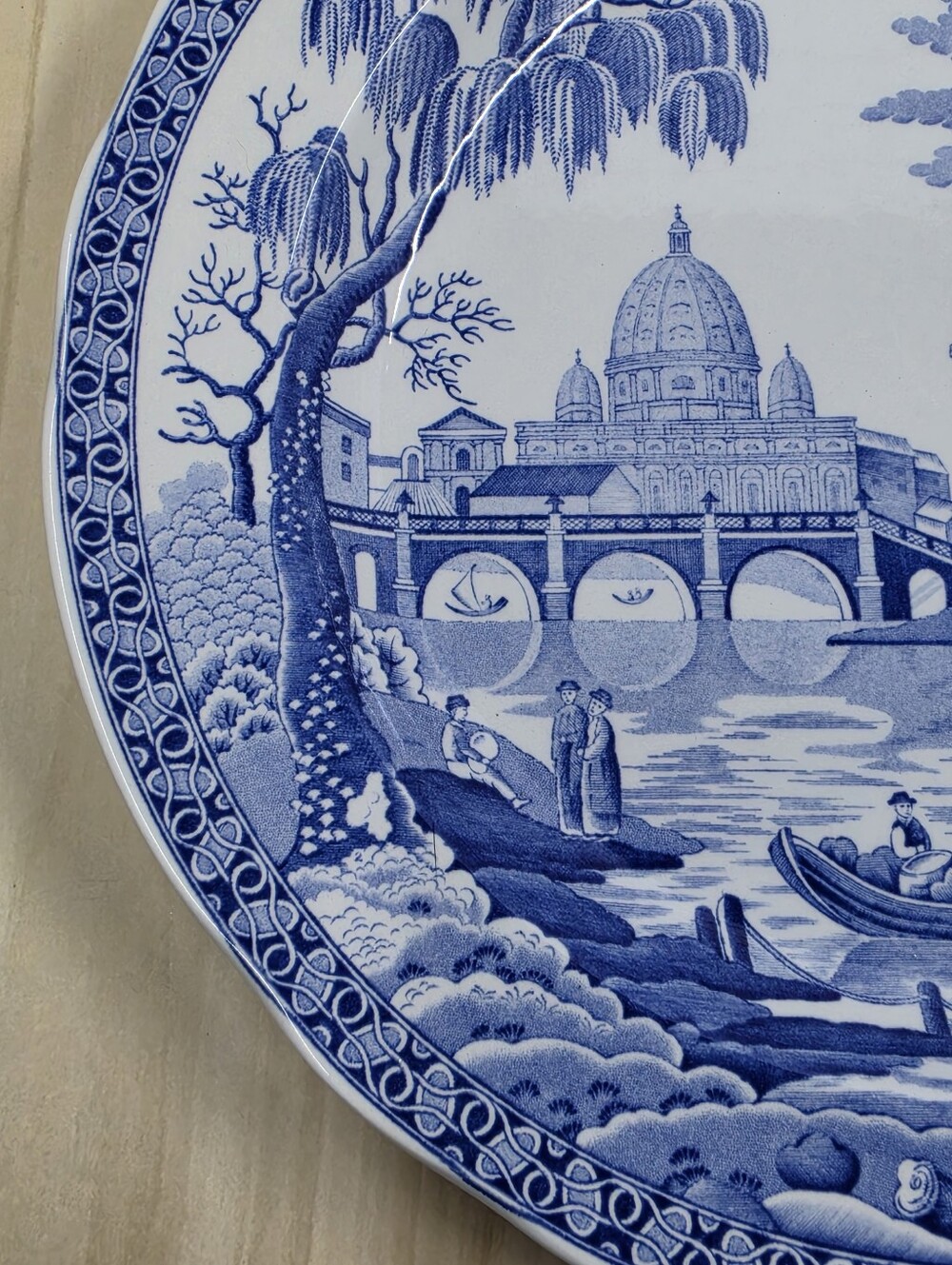 Spode Blue Room Collection Rome Dinner Plate Made In England - Picture 16 of 16